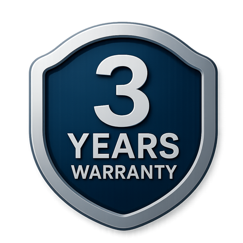 3-Years Warranty