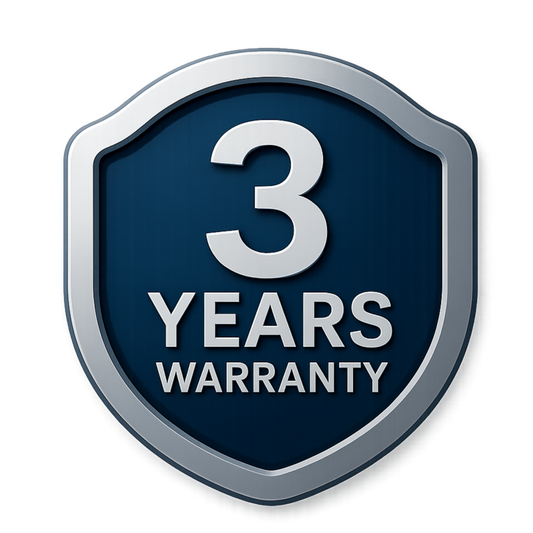 3-Years Warranty